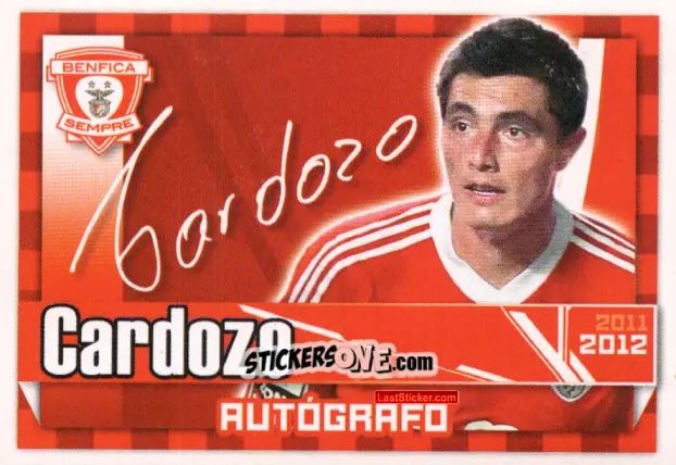 Cromo Cardozo (Autógrafo) - Sl Benfica 2011-2012 n. 133 - Panini
