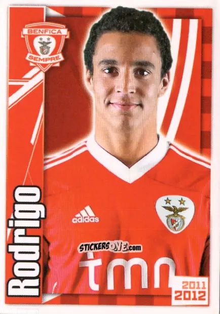 Sticker Rodrigo - Sl Benfica 2011-2012 n. 134 - Panini