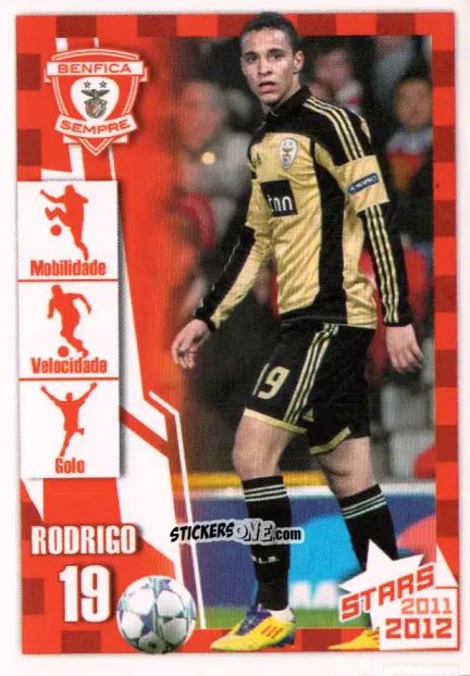 Cromo Rodrigo - Sl Benfica 2011-2012 n. 137 - Panini