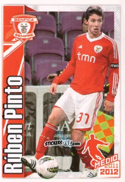 Sticker Rúben Pinto - Sl Benfica 2011-2012 n. 151 - Panini