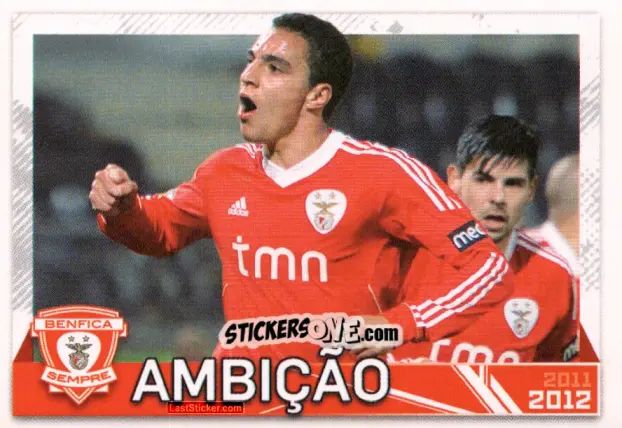 Sticker Ambição - Sl Benfica 2011-2012 n. 158 - Panini
