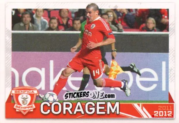 Figurina Coragem - Sl Benfica 2011-2012 n. 159 - Panini