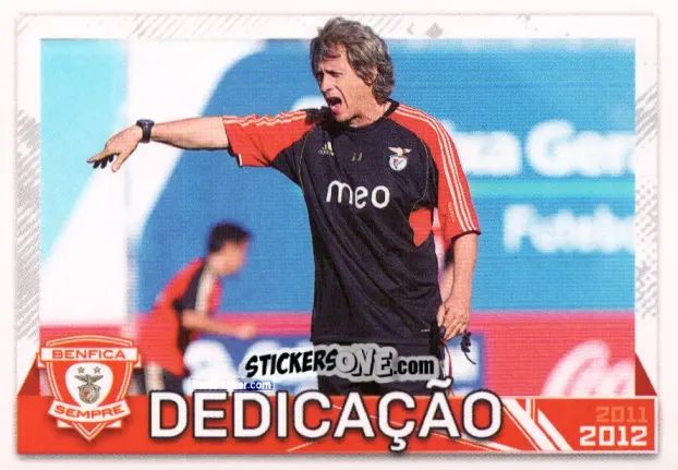Sticker Dedicaição - Sl Benfica 2011-2012 n. 160 - Panini