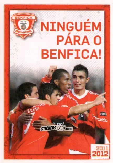 Sticker Ninguém pára o Benfica! - Sl Benfica 2011-2012 n. 176 - Panini