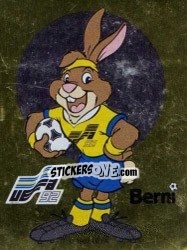 Sticker Official Mascot - UEFA Euro Sweden 1992 n. 3 - Panini