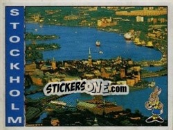Sticker Stockholm - UEFA Euro Sweden 1992 n. 6 - Panini