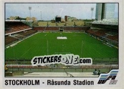Sticker Stockholm - Rasunda Stadion - UEFA Euro Sweden 1992 n. 7 - Panini