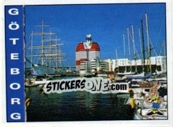 Sticker Goteborg - UEFA Euro Sweden 1992 n. 8 - Panini