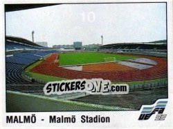 Sticker Malmo - Malmo Stadion - UEFA Euro Sweden 1992 n. 10 - Panini