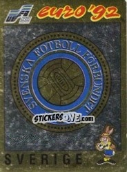 Figurina Emblem - UEFA Euro Sweden 1992 - Panini