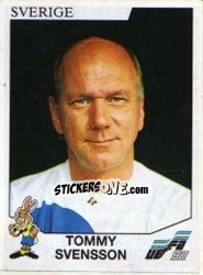 Figurina Tommy Svensson - UEFA Euro Sweden 1992 n. 18 - Panini