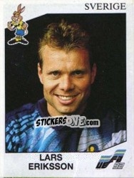 Sticker Lars Eriksson - UEFA Euro Sweden 1992 n. 19 - Panini