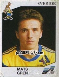 Sticker Mats Gren - UEFA Euro Sweden 1992 - Panini