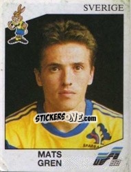 Sticker Mats Gren - UEFA Euro Sweden 1992 n. 22 - Panini