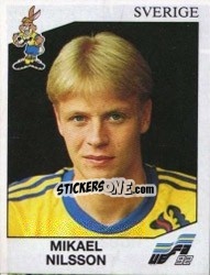 Sticker Mikael Nilsson - UEFA Euro Sweden 1992 - Panini