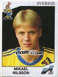 Sticker Mikael Nilsson - UEFA Euro Sweden 1992 n. 25 - Panini