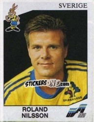 Sticker Roland Nilsson - UEFA Euro Sweden 1992 n. 26 - Panini