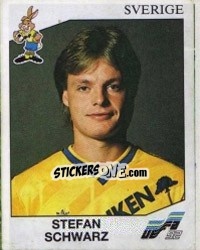 Sticker Stefan Schwarz - UEFA Euro Sweden 1992 n. 27 - Panini