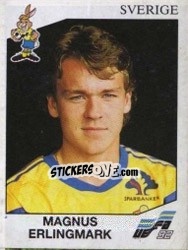 Figurina Magnus Erlingmark - UEFA Euro Sweden 1992 - Panini