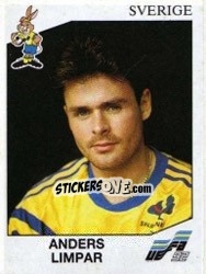 Sticker Andreas Limpar - UEFA Euro Sweden 1992 - Panini