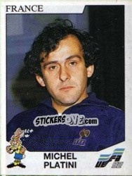 Sticker Michel Platini - UEFA Euro Sweden 1992 n. 43 - Panini