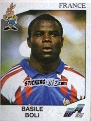 Sticker Basile Boli - UEFA Euro Sweden 1992 n. 50 - Panini