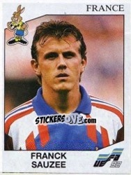 Sticker Franck Sauzee - UEFA Euro Sweden 1992 - Panini