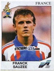 Figurina Franck Sauzee - UEFA Euro Sweden 1992 - Panini