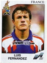 Sticker Luis Fernandez - UEFA Euro Sweden 1992 - Panini