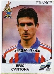 Sticker Eric Cantona - UEFA Euro Sweden 1992 - Panini