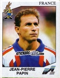 Sticker Jean-Pierre Papin - UEFA Euro Sweden 1992 - Panini
