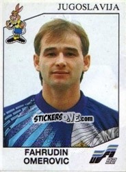 Sticker Fahrudin Omerovic - UEFA Euro Sweden 1992 n. 69 - Panini