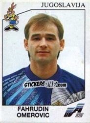 Sticker Fahrudin Omerovic - UEFA Euro Sweden 1992 - Panini