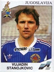 Sticker Vujadin Stanojkovic - UEFA Euro Sweden 1992 n. 73 - Panini