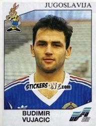 Sticker Budimir Vujacic - UEFA Euro Sweden 1992 - Panini