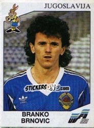 Sticker Branko Brnovic - UEFA Euro Sweden 1992 - Panini
