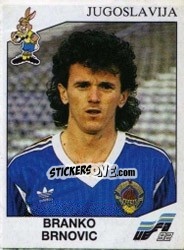 Sticker Branko Brnovic - UEFA Euro Sweden 1992 n. 78 - Panini