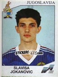 Cromo Slavisa Jokanovic - UEFA Euro Sweden 1992 - Panini