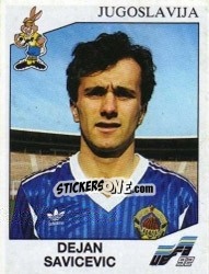 Sticker Dejan Savicevic - UEFA Euro Sweden 1992 n. 80 - Panini