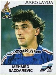 Sticker Mehmed Bazdarevic - UEFA Euro Sweden 1992 - Panini