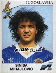 Sticker Sinisa Mihajlovic - UEFA Euro Sweden 1992 n. 83 - Panini