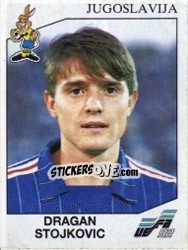 Sticker Dragan Stojkovic - UEFA Euro Sweden 1992 - Panini