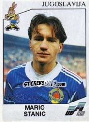 Cromo Mario Stanic - UEFA Euro Sweden 1992 - Panini