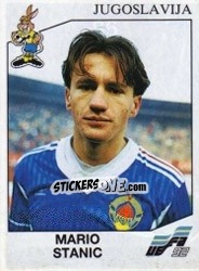 Figurina Mario Stanic - UEFA Euro Sweden 1992 - Panini