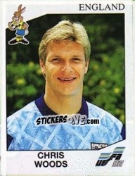 Sticker Chris Woods - UEFA Euro Sweden 1992 n. 95 - Panini