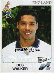 Sticker Des Walker - UEFA Euro Sweden 1992 n. 100 - Panini
