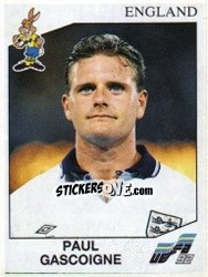 Sticker Paul Gascoigne - UEFA Euro Sweden 1992 n. 103 - Panini