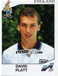 Sticker David Platt - UEFA Euro Sweden 1992 n. 105 - Panini