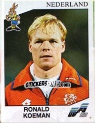 Sticker Ronald Koeman - UEFA Euro Sweden 1992 - Panini