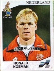 Sticker Ronald Koeman - UEFA Euro Sweden 1992 n. 121 - Panini